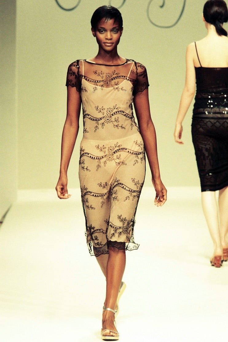 COLLETTE DINNIGAN S/S 1999 lace dress
