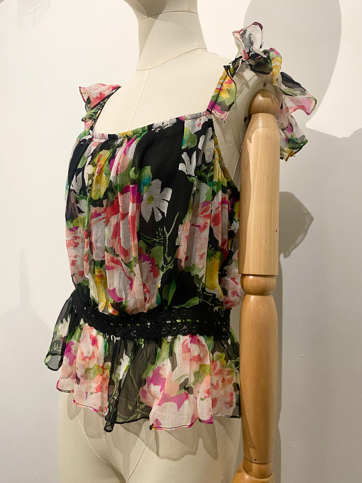 Lisa Ho S/S 2002/03 Silk Floral Top