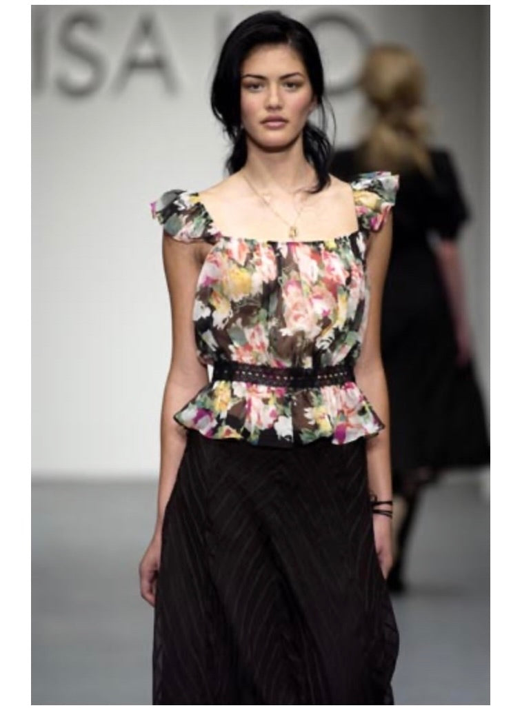 Lisa Ho S/S 2002/03 Silk Floral Top